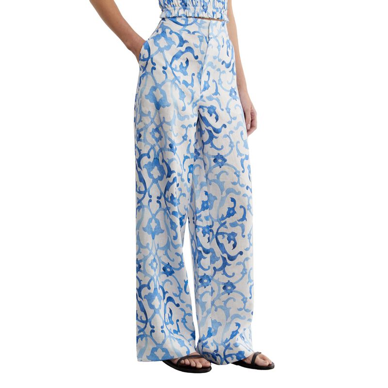 JAG Kirsty Linen Mosaic Pant image number 0